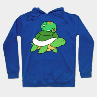 Turtle and Little Chameleon Hoodie