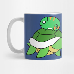 Turtle and Little Chameleon Mug