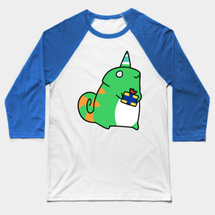 Birthday Chameleon Baseball T-Shirt