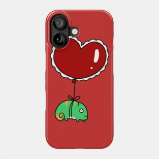 Heart Balloon Chameleon Phone Case