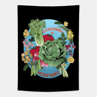 Gardening Is Resistance Tapestry