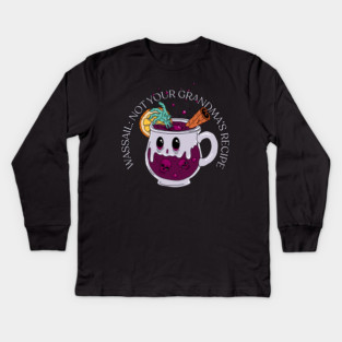 Zombie Christmas Wassail Kids Long Sleeve T-Shirt