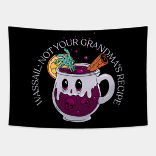 Zombie Christmas Wassail Tapestry