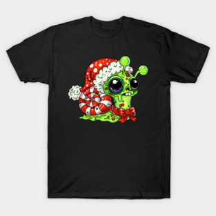 Zombie Christmas Snail T-Shirt