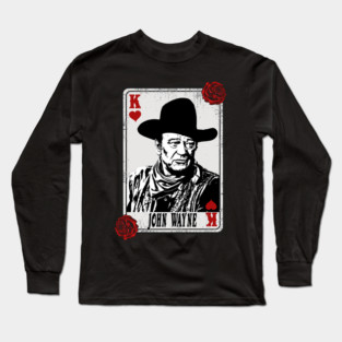 John Wayne Style Vintage Long Sleeve T-Shirt