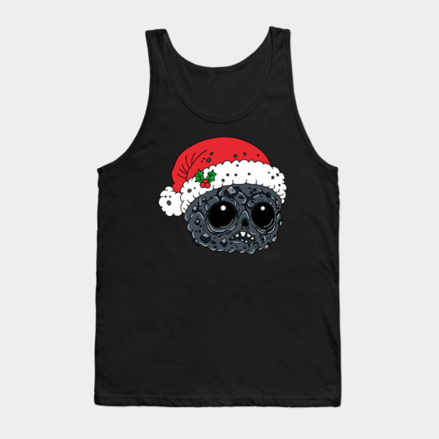 Cute Christmas Coal Tank Top by H. R. Sinclair