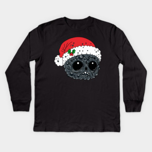 Cute Christmas Coal Kids Long Sleeve T-Shirt