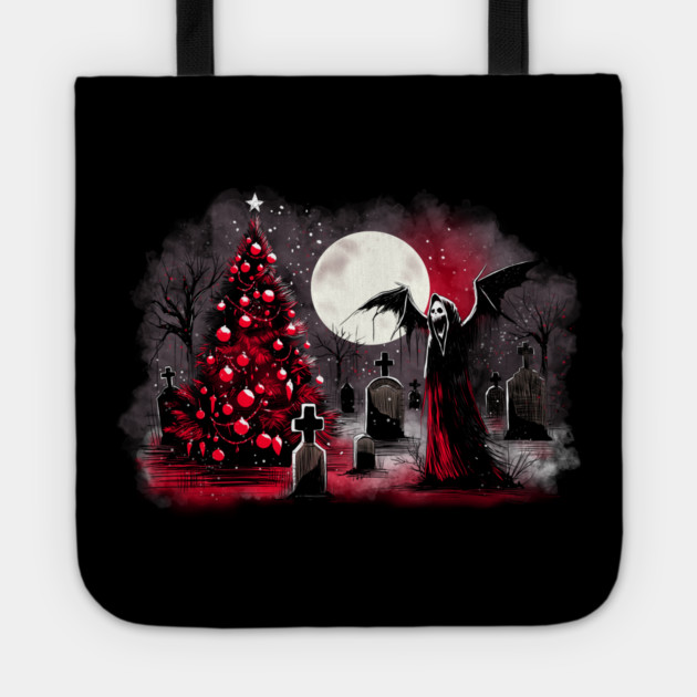 Christmas in the Graveyard Tote by H. R. Sinclair