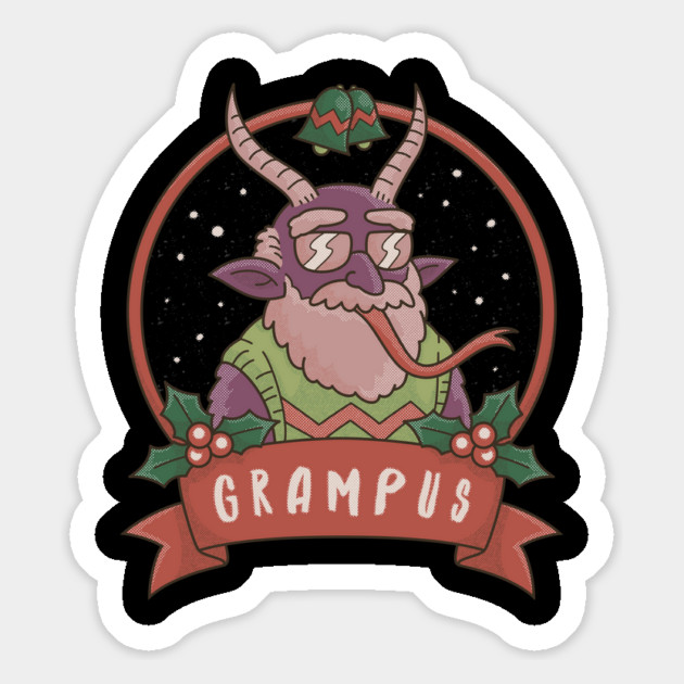 Krampus Grampus Magnet by dumbshirts