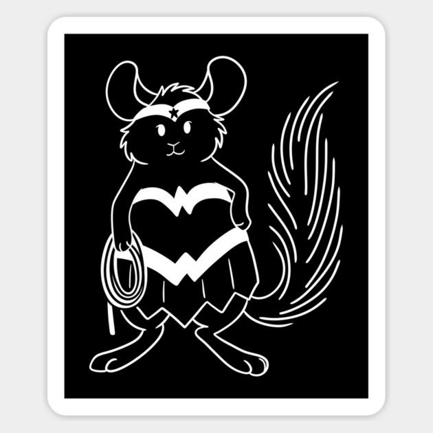 Wonder Chinchilla Magnet by DeguArts