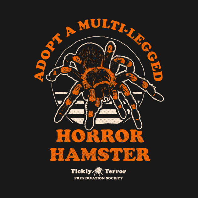 Adopt A Multi-Legged Horror Hamster - Spider by dumbshirts