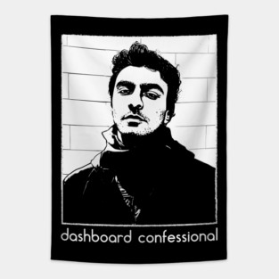 Dashboard Confessional / Luigi Mangione Meme Tapestry
