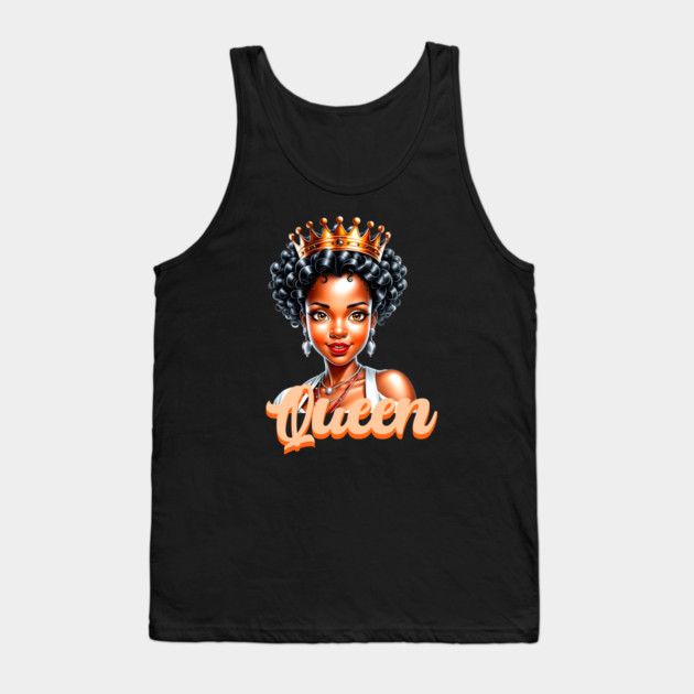 Black Queen Tank Top by UrbanLifeApparel