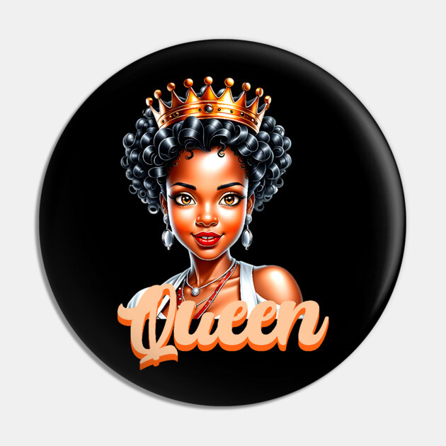 Black Queen Pin by UrbanLifeApparel