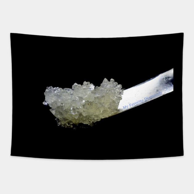 Lemon Cream Crushed Diamonds - Weed Design Tapestry by MrGreenGenes420