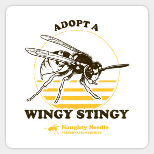 Adopt A Wingy Stingy Sticker