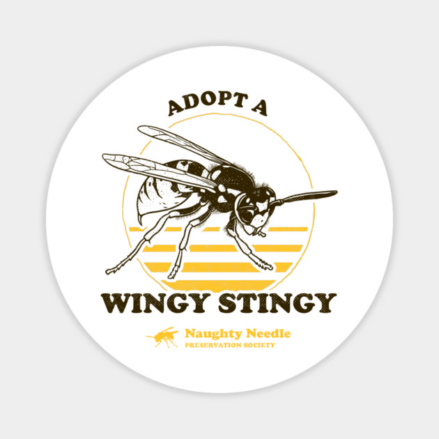 Adopt A Wingy Stingy Magnet by dumbshirts