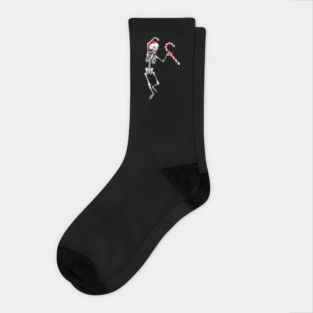 Xmas Skeleton Socks