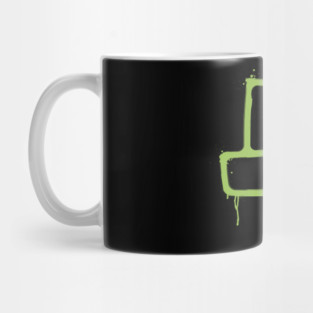 spray can green Mug