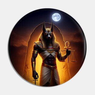 Anubis - Guardian of the Underworld - Egyptian god Pin
