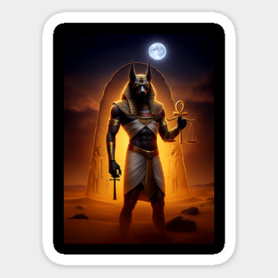 Anubis - Guardian of the Underworld - Egyptian god Magnet