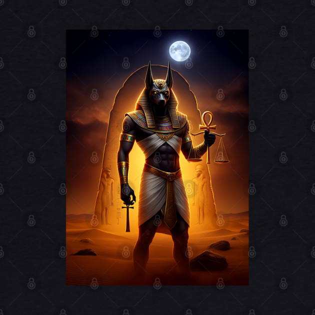 Anubis - Guardian of the Underworld - Egyptian god by UrbanLifeApparel
