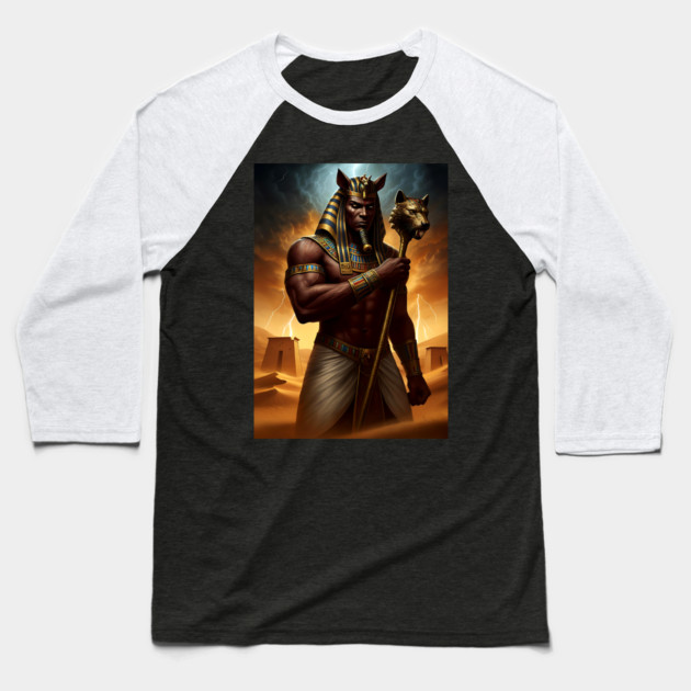 Set - God of Chaos - Egyptian god Baseball T-Shirt by UrbanLifeApparel