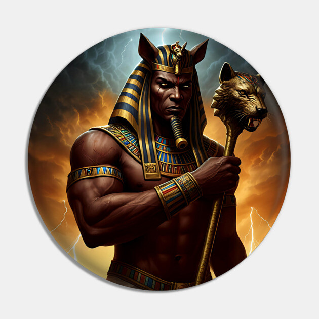 Set - God of Chaos - Egyptian god Pin by UrbanLifeApparel