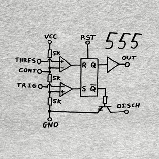 EEVblog 555 Timer T-Shirt