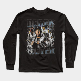 Derek Jeter Vintage Long Sleeve T-Shirt