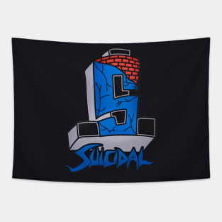 Suicidal Tendencies Logo Tapestry