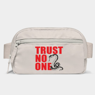 Trust No One Cynical Anti Social Attitude Bag
