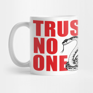 Trust No One Cynical Anti Social Attitude Mug