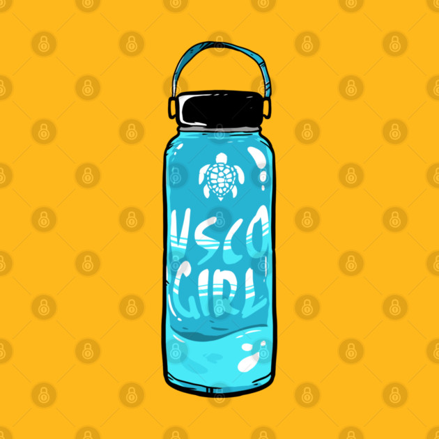 VSCO GIRL TURTLE HYDRO FLASK Stickers Vsco Girl Hydro Flask T