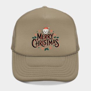 Merry Christmas Cat Hat