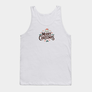 Merry Christmas Cat Tank Top