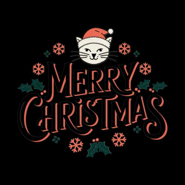 Merry Christmas Cat by Pete the Cat Guy