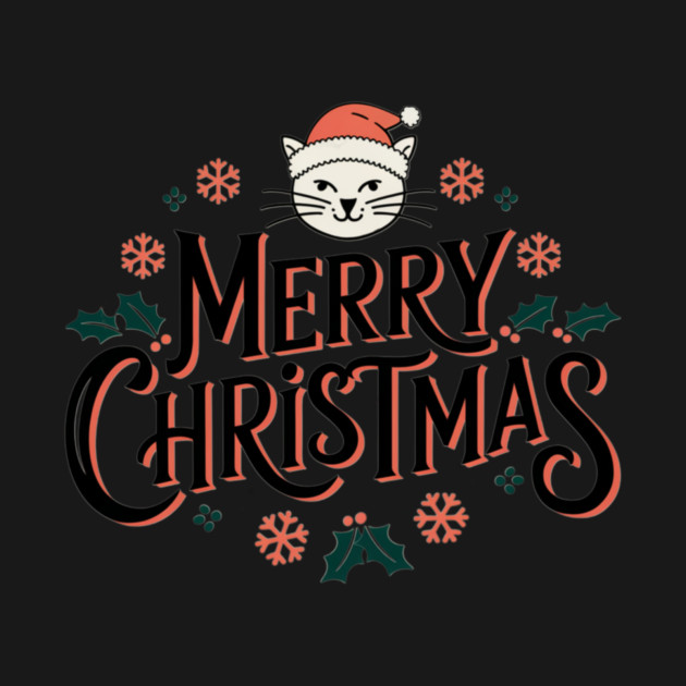 Merry Christmas Cat by Pete the Cat Guy
