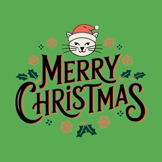 Merry Christmas Cat by Pete the Cat Guy