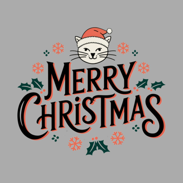 Merry Christmas Cat by Pete the Cat Guy