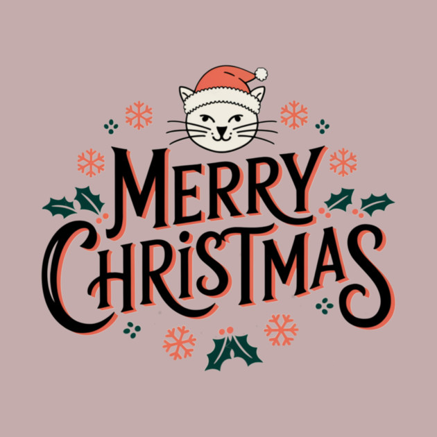 Merry Christmas Cat by Pete the Cat Guy