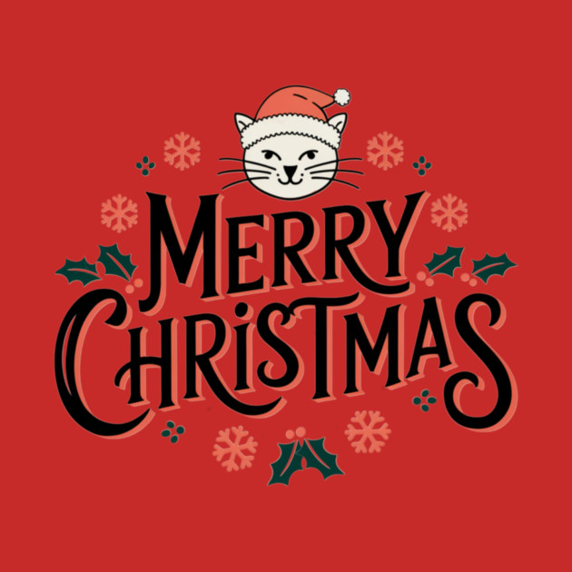 Merry Christmas Cat by Pete the Cat Guy