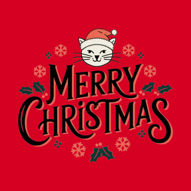 Merry Christmas Cat by Pete the Cat Guy