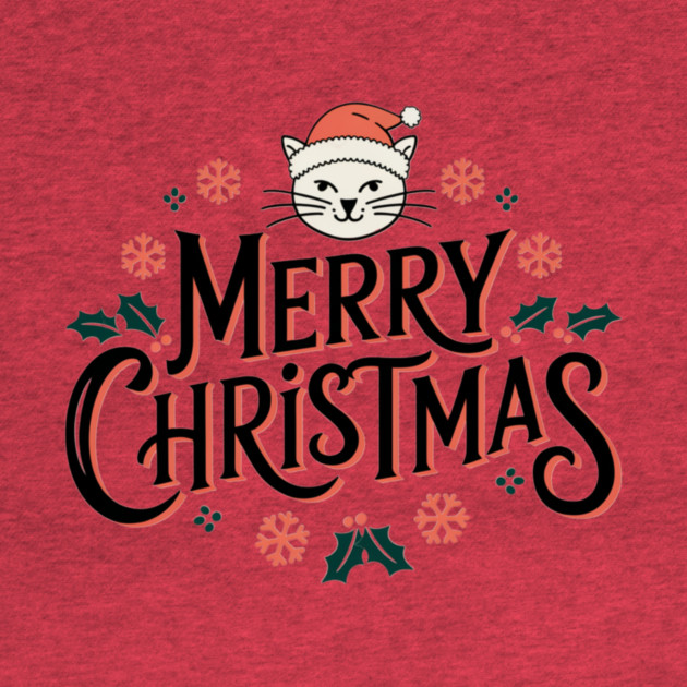 Merry Christmas Cat by Pete the Cat Guy