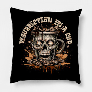 Zombie Coffee Pillow