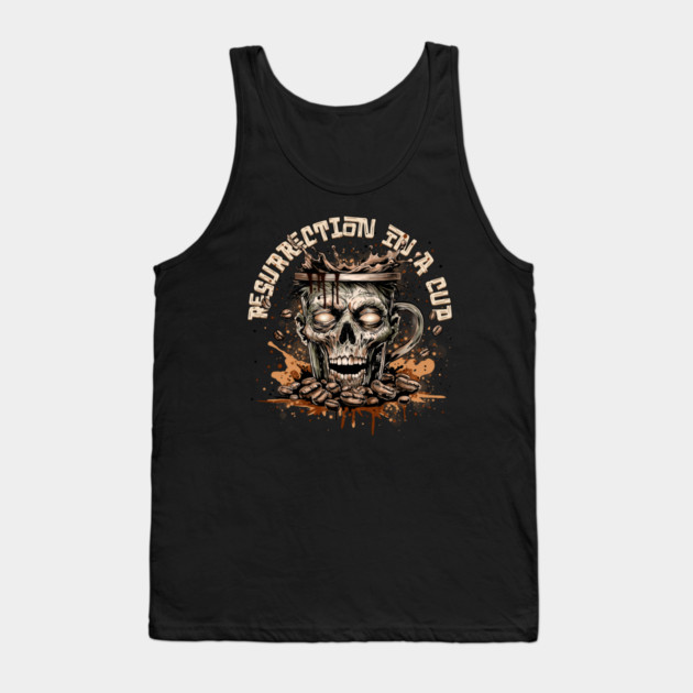 Zombie Coffee Tank Top by H. R. Sinclair