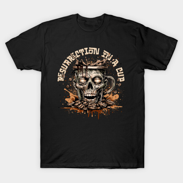 Zombie Coffee T-Shirt by H. R. Sinclair