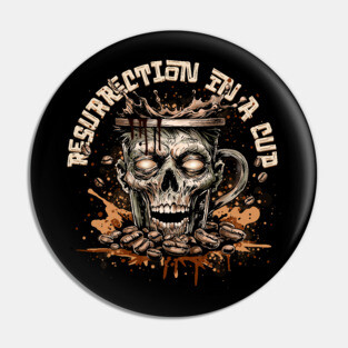 Zombie Coffee Pin