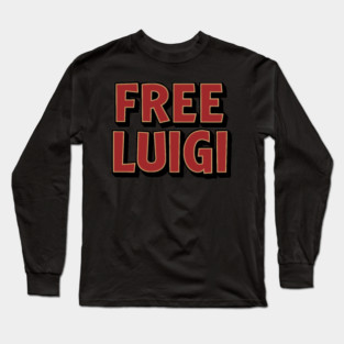 the hero / luigi mangione Long Sleeve T-Shirt