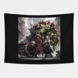 Big War Boss Tapestry